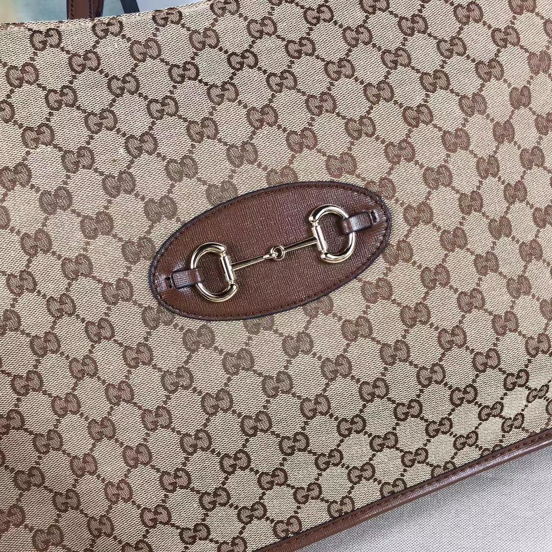 GG HORSEBIT 1955 SHOULDER MEDIUM TOTE BAG 623694