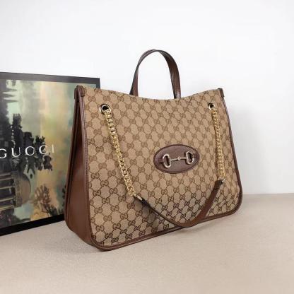 GG HORSEBIT 1955 SHOULDER MEDIUM TOTE BAG 623694