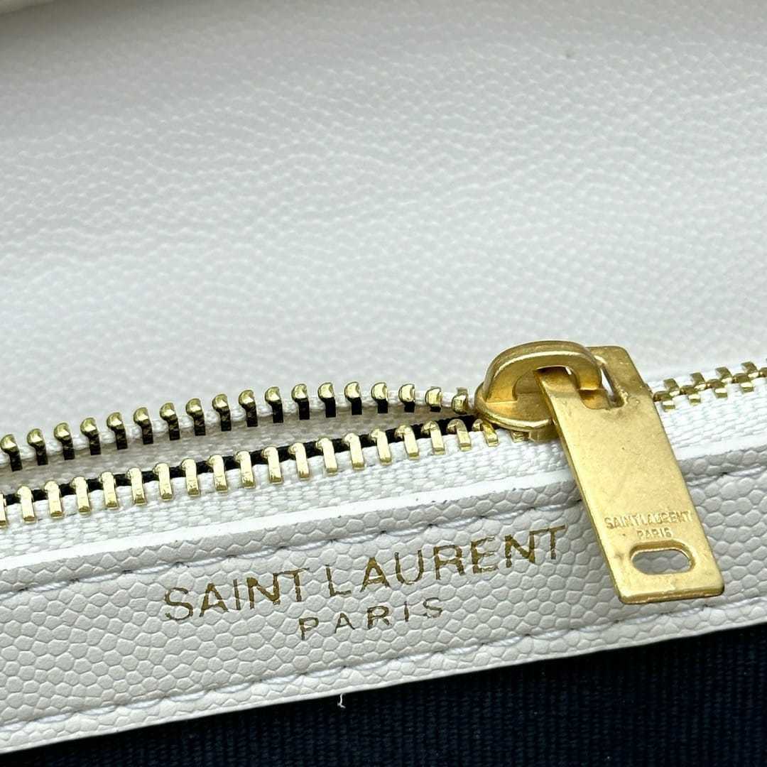 YSL CLASSIC CASSANDRE CHAIN WALLET BAG WHITE 24CM 377828BOW019207