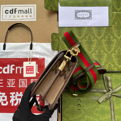 gg Jumbo gg Canvas Shoulder Bag Beige And Multicolor For Women, Women&#8217;s Bags 7.8in/20cm gg‎ ‎‎‎699438 UKMDG 2570