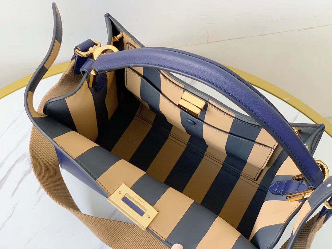 FI Peekaboo X-Lite Tote Medium Dark Blue Bag For Woman 30cm/12in