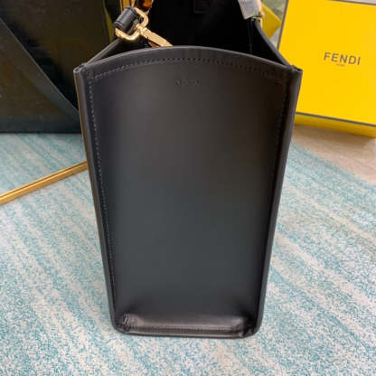 FI Sunshine Medium Black For Women, Women’s Handbags, Shoulder And Crossbody Bags 13.7in/35cm FF 8BH386ABVLF0KUR