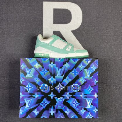 LUV TRAINER SNEAKER RUBBER MONOGRAM MINT VIRGIL ABLOH