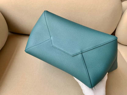 CE Small Cabas Phantom In Soft Grained Green For Women 12in/31cm