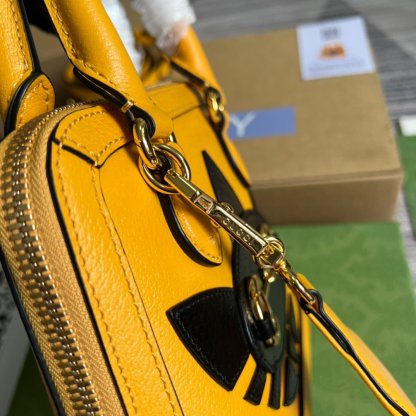 gg x Adidas Horsebit 1955 Mini Bag Yellow For Women, Women&#8217;s Bags 7.9in/20cm gg‎