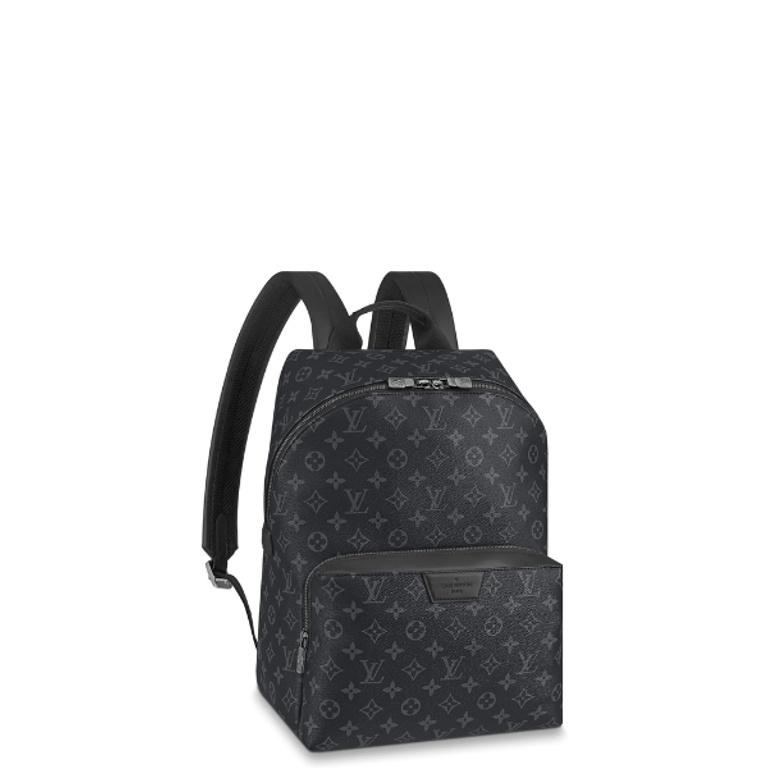LUV 37CM BLACK MONOGRAM ECLIPSE DISCOVERY BACKPACK PM M43186