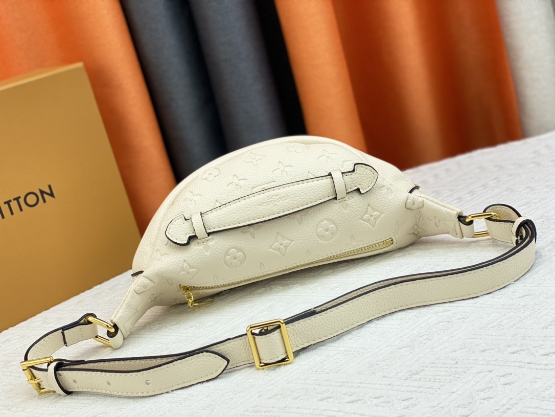 LV MONOGRAM EMPREINTE CREME BUMBAG M44836