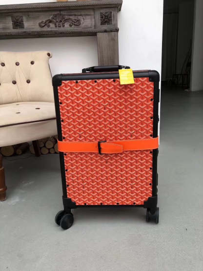 Goyard Rolling Vali Orange For Men, LuGucciage 20in/51cm LV