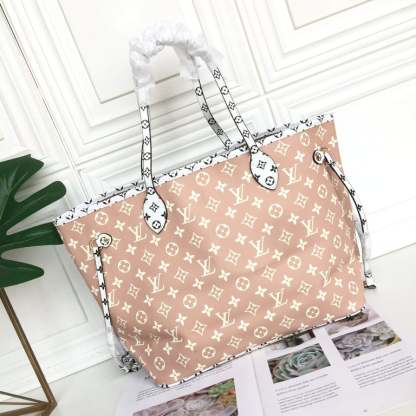 LUV NEVERFULL MONOGRAM GIANT JUNGLE MM GREEN BEIGE