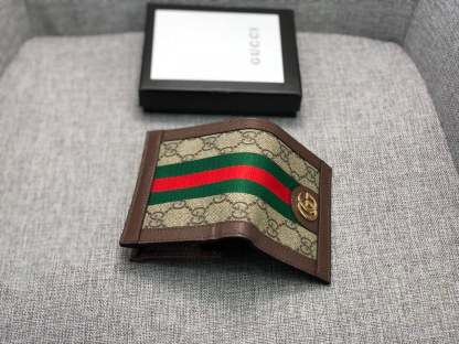 GG OPHIDIA GG CARD CASE WALLET 11CM 523155 96IWG 8745