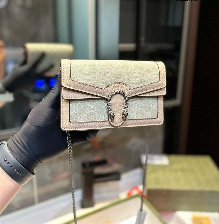 GG DIONYSUS SUPER MINI BAG BEIGE 16CM 476432 UULBN 9683