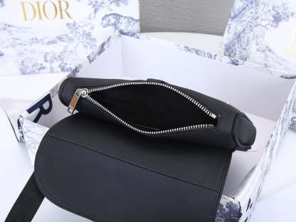 DIR MINI SADDLE BAG OBLIQUE JACQUARD BLACK