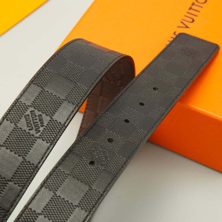 LUV INITIALS 40MM REVERSIBLE BELT SILUVER BUCKLE