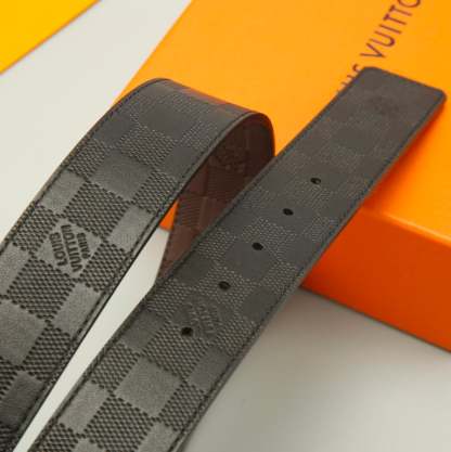 LUV INITIALS 40MM REVERSIBLE BELT SILUVER BUCKLE