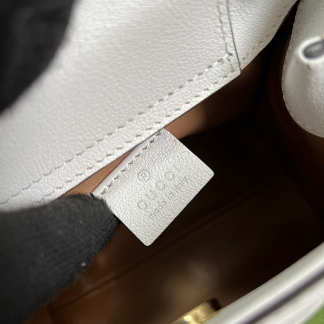 gg Diana Mini Tote Bag White For Women, Women’s Bags 7.9in/20cm gg