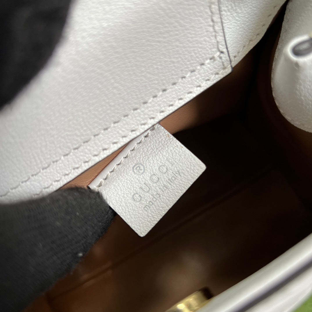 gg Diana Mini Tote Bag White For Women, Women’s Bags 7.9in/20cm gg