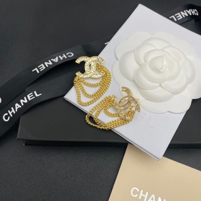 CC CC GOLD EARRINGS