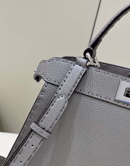 FI Peekaboo ISeeU Medium Gray For Women, Women&#8217;s Handbags, Shoulder Bags 13.1in/33.5cm FF