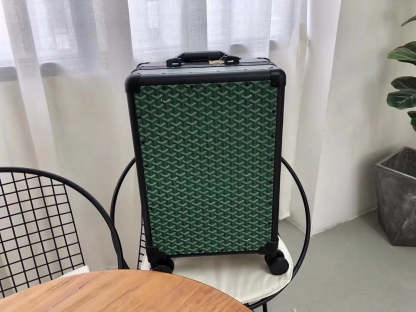 Goyard Rolling Vali Green For Men, LuGucciage 20in/51cm LV