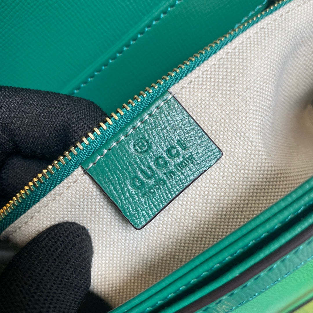 gg Horsebit 1955 Shoulder Bag Green For Women, Women&#8217;s Bags 9.8in/25cm gg