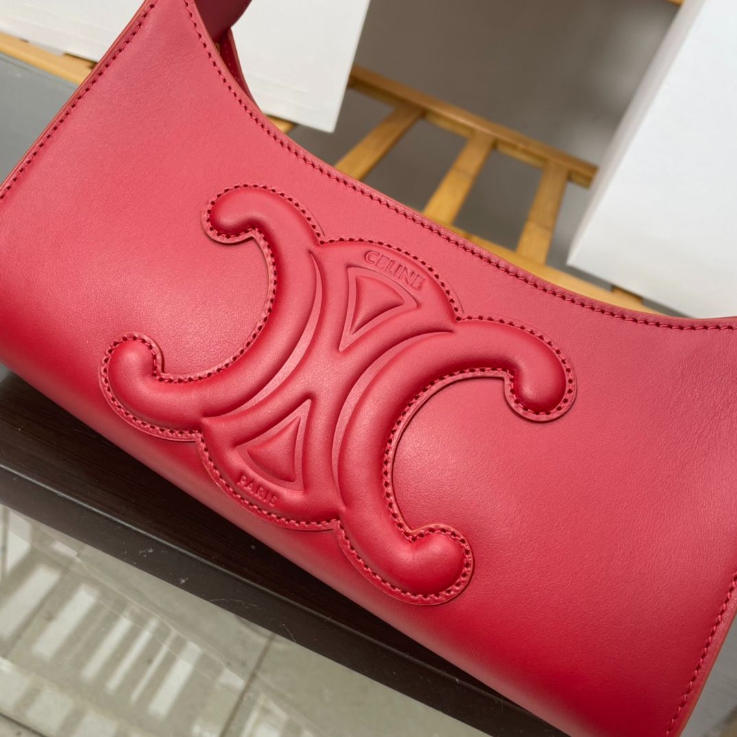 CE CUIR TRIOMPHE BAGS 24CM PINK