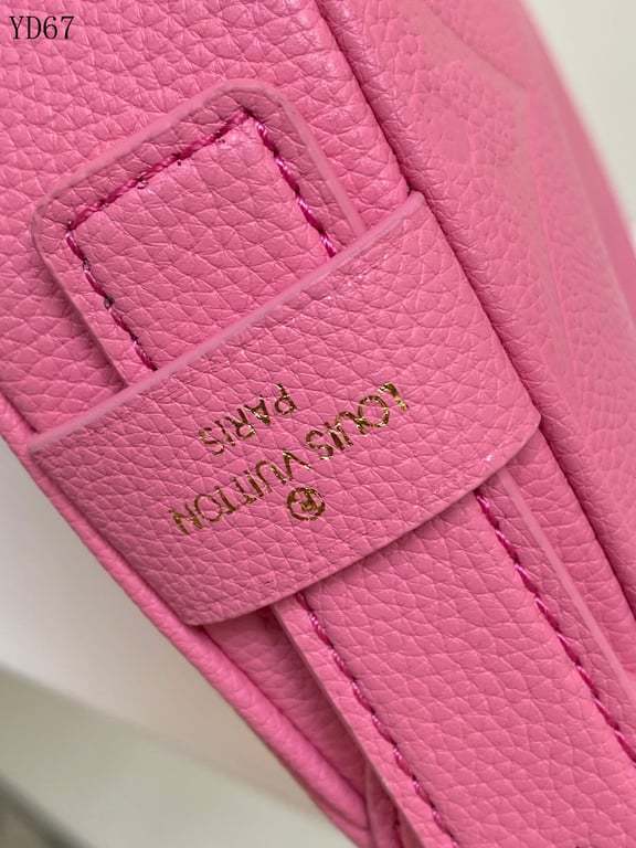 LUV MONOGRAM EMPREINTE PINK SHOULDER BAG 20CM M82391