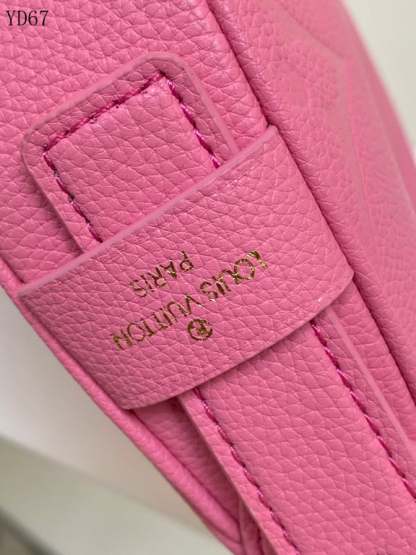 LUV MONOGRAM EMPREINTE PINK SHOULDER BAG 20CM M82391