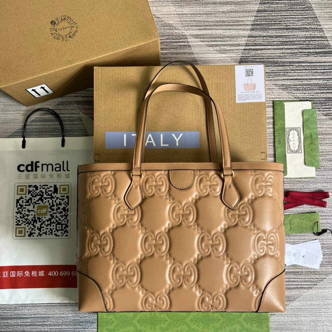 gg Medium Tote Beige For Women, Women&#8217;s Bags 15in/38cm gg ‎631685 UM8IG 9500