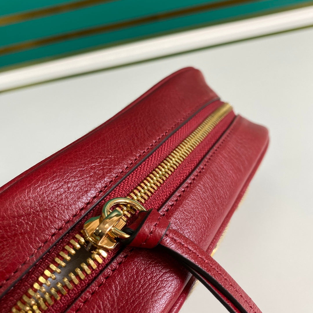 gg Marmont Small Shouder Bag Beige/Ebony Diagonal Matelassé Original gg Canvas For Women 7in/18cm gg