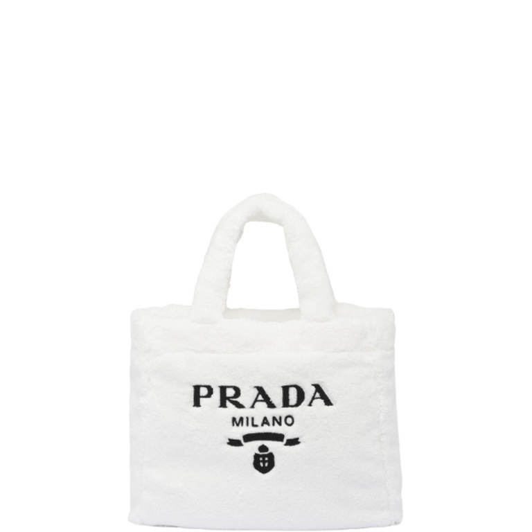 PR TERRY TOTE BAG WHITE 41CM