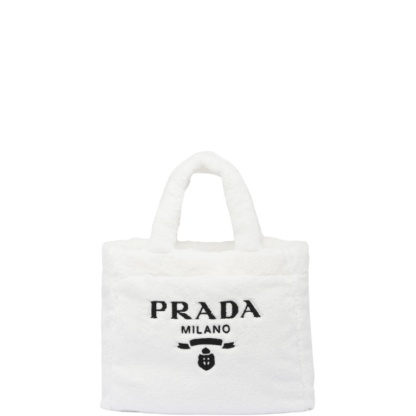 PR TERRY TOTE BAG WHITE 41CM