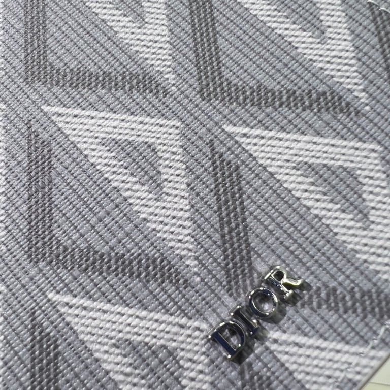 dir WALLET GREY CD DIAMOND CANVAS 11CM