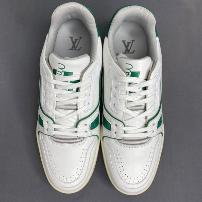 LUV TRAINER SNEAKER MIX OF MATERIALS WHITE/GREEN