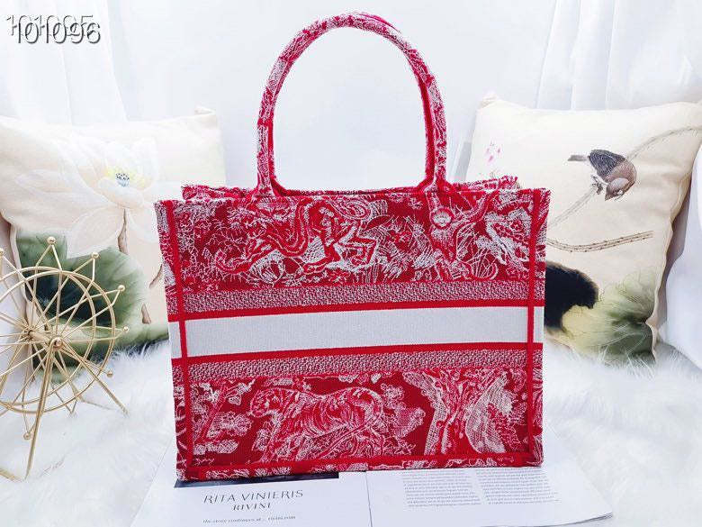 DI Large Book Tote Red, For Women, Women’s Handbags 16.5in/42cm CD