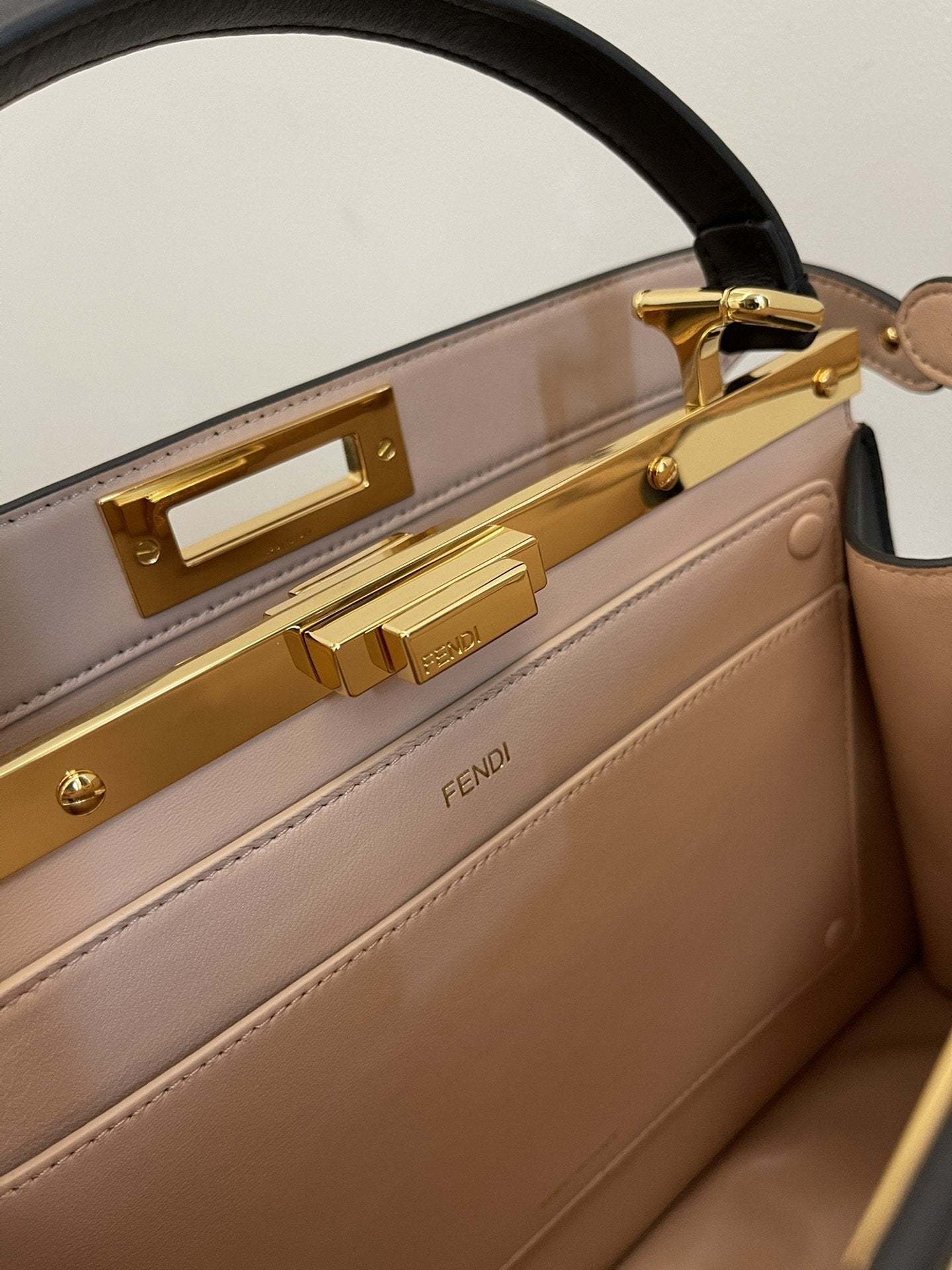 FI Peekaboo ISeeU Petite Brown Small Bag For Woman 20cm/8in