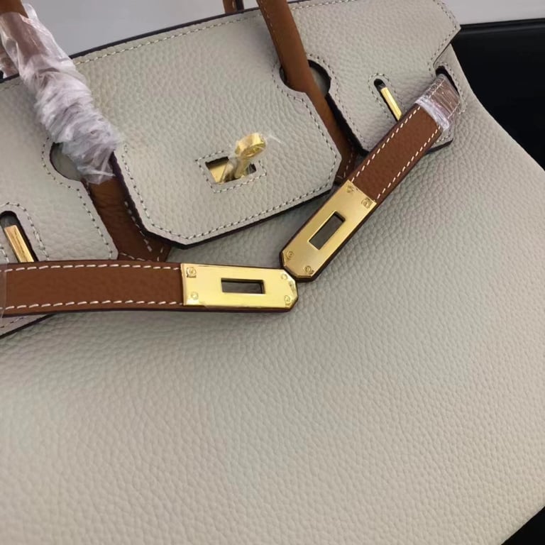 HM BIRKIN TOGO LEATHER GOLD HARDWARE BEIGE BROWN 30CM