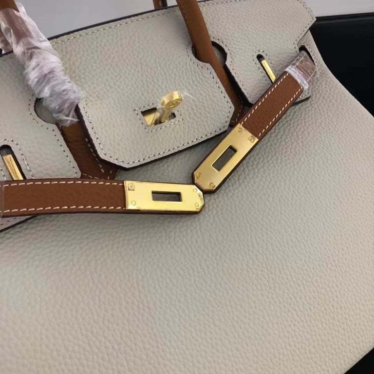 HM BIRKIN TOGO LEATHER GOLD HARDWARE BEIGE BROWN 30CM