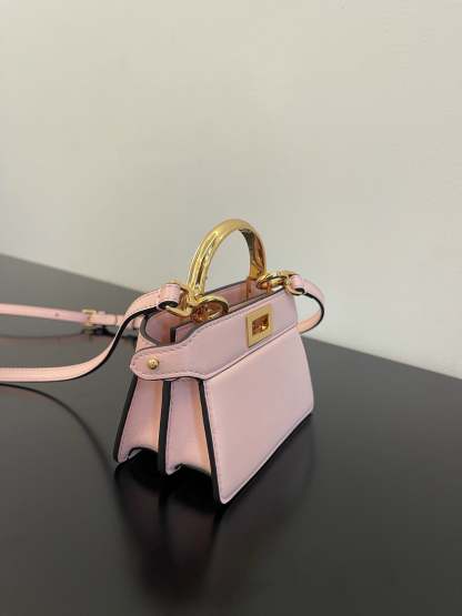 FI Peekaboo ISeeU Petite Light Pink Micro Bag For Woman 11cm/4.5in