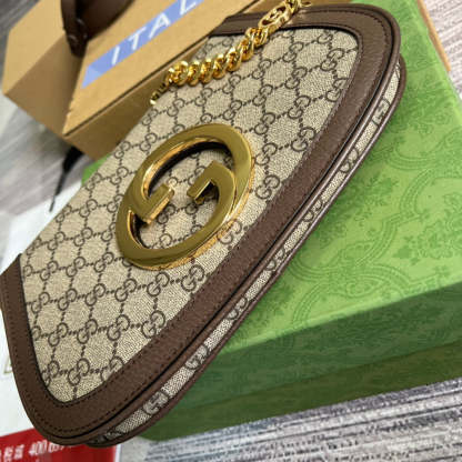 gg Blondie Shoulder Bag Beige For Women, Women&#8217;s Bags 11in/28cm gg 699268 K9GSG 8358