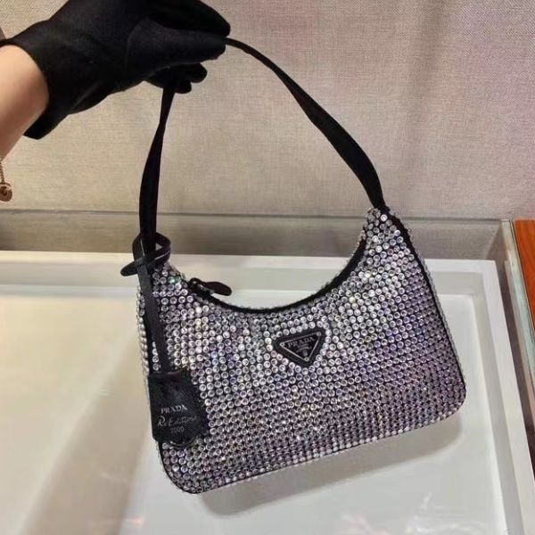 PR SATIN CRYSTAL MINI RE-EDITION 2000 WITH CRYSTALS 1BC5152AWLF0T7OVOOO