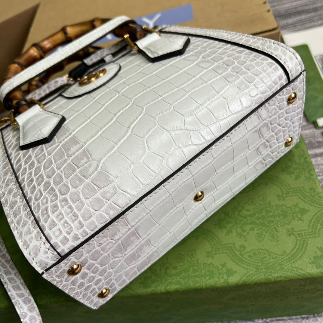 gg Diana Mini Tote Bag White For Women, Women’s Bags 7.9in/20cm gg