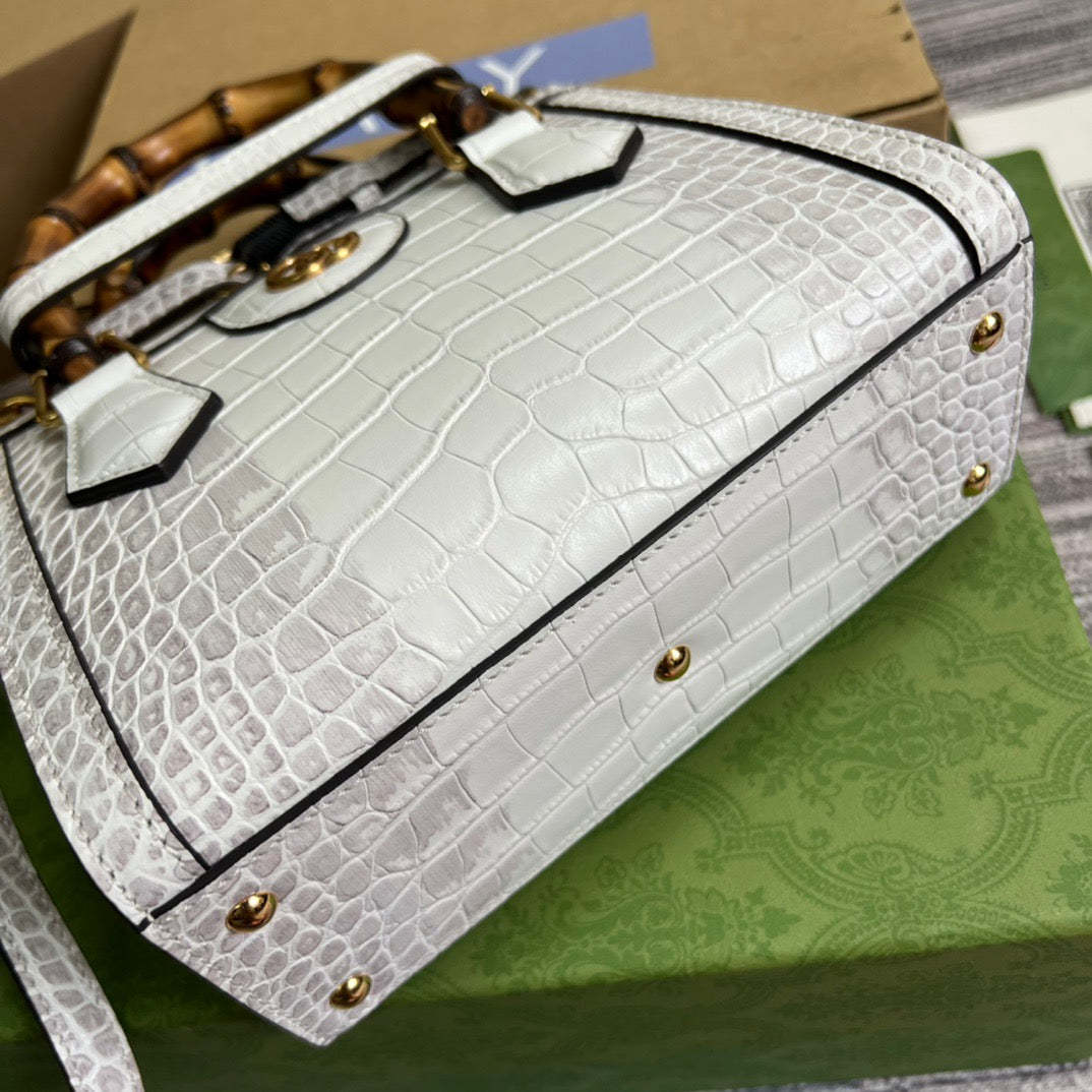 gg Diana Mini Tote Bag White For Women, Women’s Bags 7.9in/20cm gg