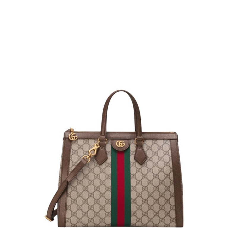 GG OPHIDIA MEDIUM TOP HANDLE TOTE BAG 524537 K05NB 8745