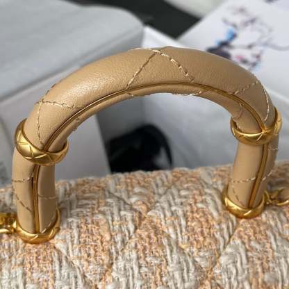 CHL MINI FLAP BAG WITH TOP HANDLE 15CM