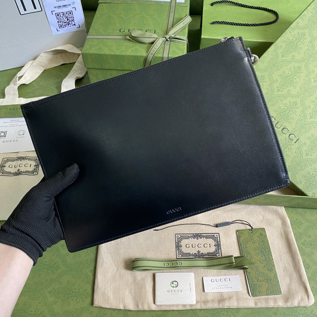 gg Marmont Pouch Black  31cm gg 475317 DJ20T 1000