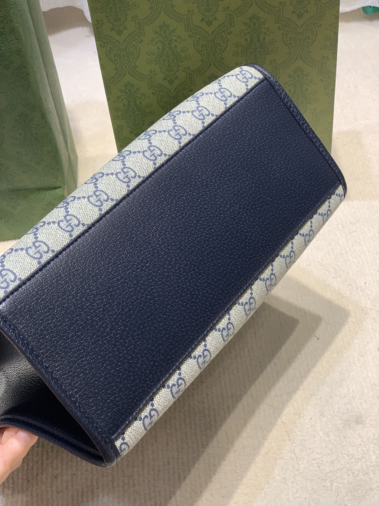 GG TOTE BAG WITH INTERLOCKING G 31CM 659983 K9GSN 4075