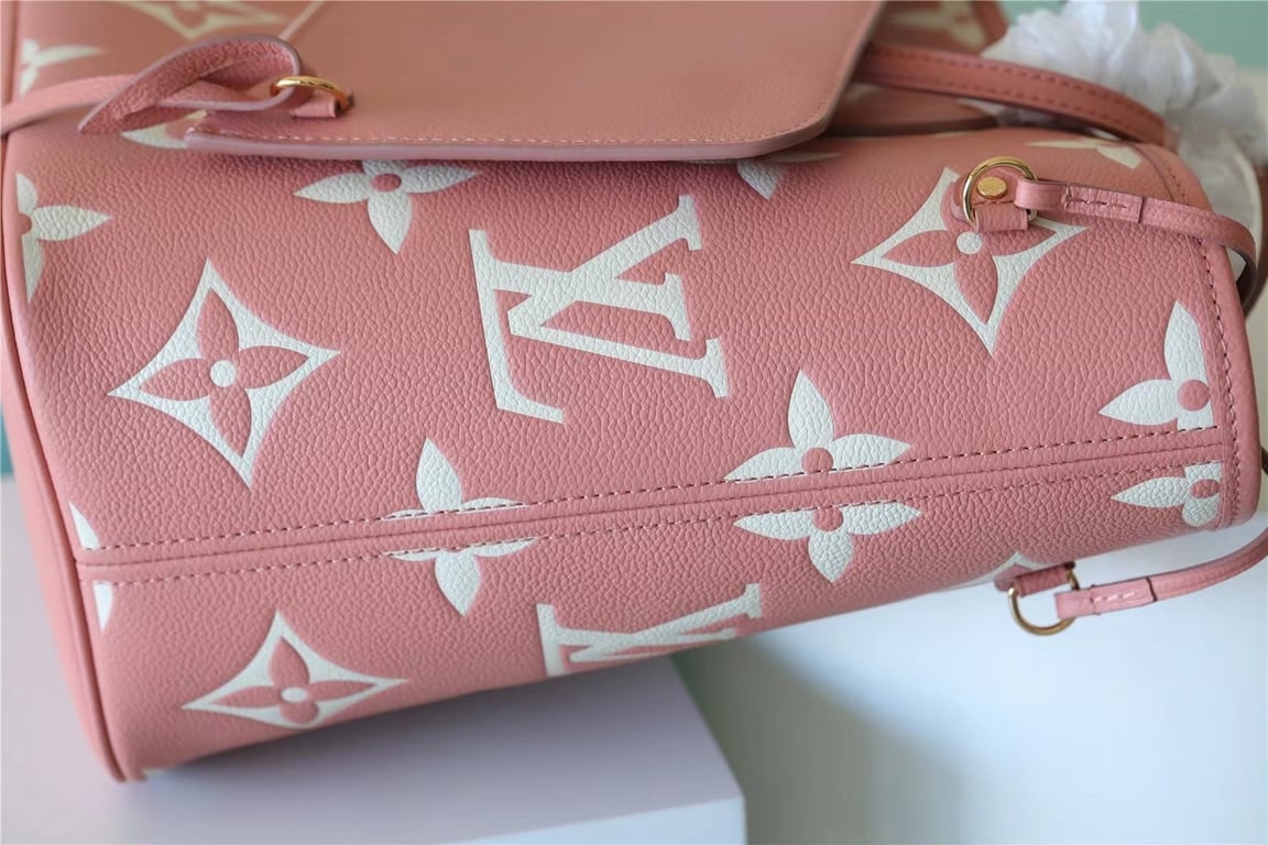 LUV MONOGRAM EMPREINTE PINK NEVERFULL MM FOR WOMEN 12.2IN/31CM
