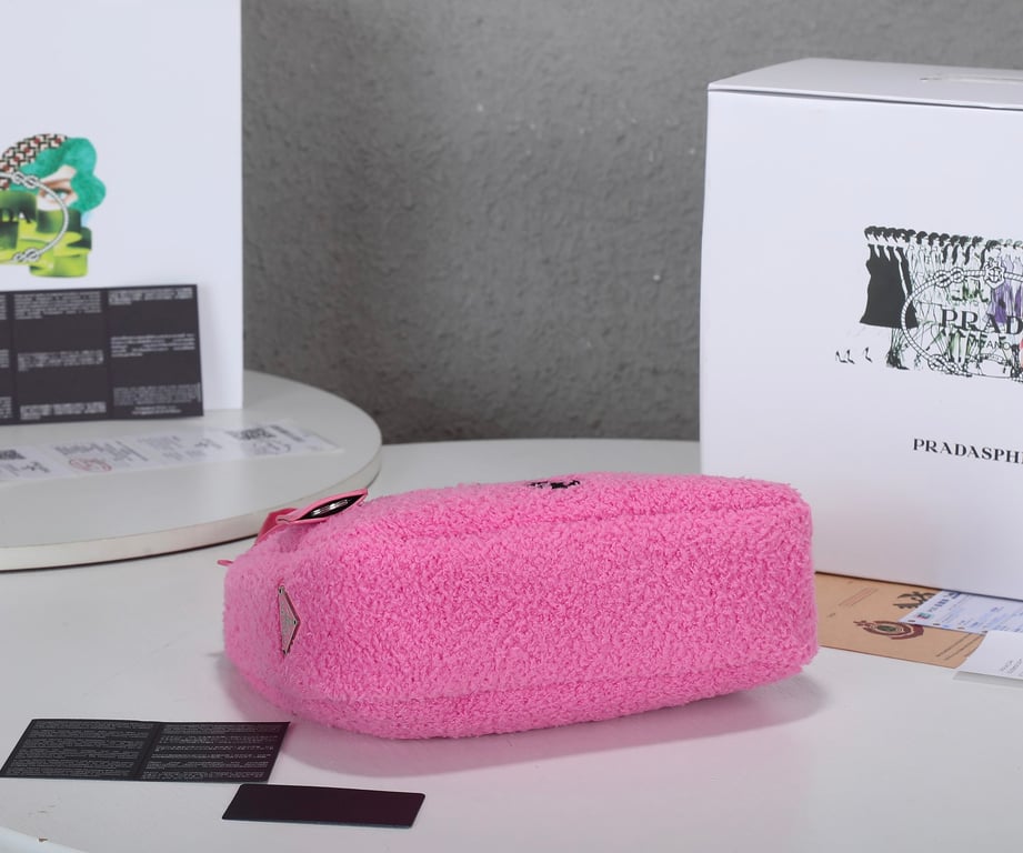 PR RE-EDITION 2000 TERRY MINI BAG PINK 22CM