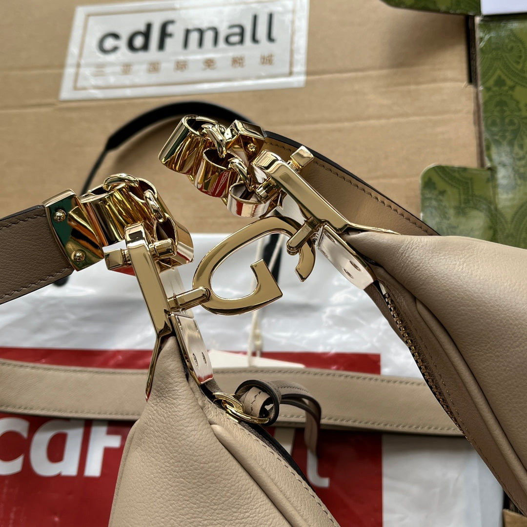 gg Atache Large Shoulder Bag Beige For Women, Women’s Bags 13.8in/35cm gg ‎‎
