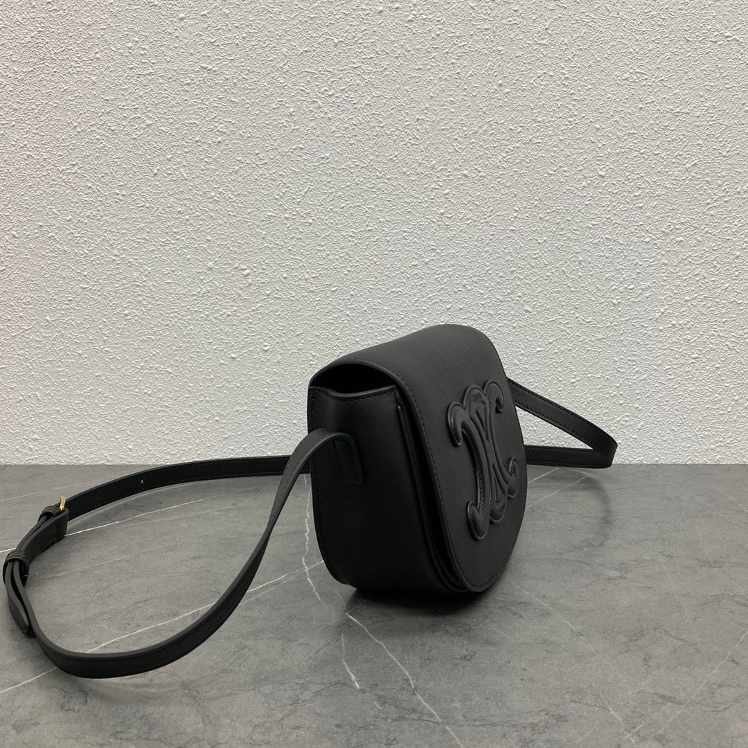 CE Folco Cuir Triomphe With Studs Black For Women 7in/19cm